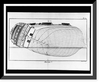 Marine . shows a ship lying on its side.Bernard direxit, Antique Poster