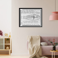 Rocket for space flight as imagined by Konstantin E. Tsiolkovsky in 1903, Vintage Print