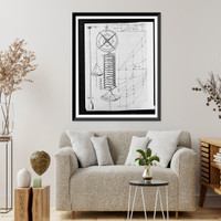 Springs and devices for measuring their tension and strength Classic, Vintage Poster