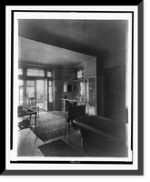 Bathroom in home of Edmund Cogswell Converse, Greenwich, Connecticut, Antique Print
