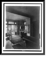 Bathroom in home of Edmund Cogswell Converse, Greenwich, Connecticut, Antique Print