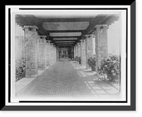Pergola of home of Edmund Cogswell Converse, Greenwich, Connecticut Classic, Antique Wall Art