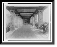 Pergola of home of Edmund Cogswell Converse, Greenwich, Connecticut Classic, Antique Wall Art