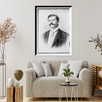 Historic Framed Print, Gen. Juan V. Gomez, Pres. Venz.,  17-7/8" x 21-7/8"