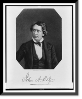 John A. Dix. U.S. Senator.engraved by T. Doney, N.Y. ; from a daguerreotype by Anthony, Edwards & Co, Antique Print