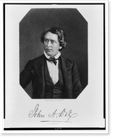 John A. Dix. U.S. Senator.engraved by T. Doney, N.Y. ; from a daguerreotype by Anthony, Edwards & Co, Antique Print