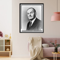 Historic Framed Print, [John J. Williams, head-and-shoulders portrait, facing left],  17-7/8" x 21-7/8"