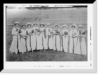 Historic Framed Print, Nemours Trap Shooting Club (ladies),  17-7/8" x 21-7/8"