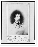Raphael Semmes, rear admiral and brig. genl., C.S.A..Lee Gallery, Richmond, Va, Antique Poster