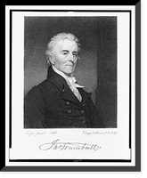John Trumbull, head-and-shoulders portrait, facing right.Seipse pinxit 1833 ; Daggett, Hinman & Co. sculpt. Classic, Vintage Print