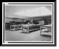First quarters for storing prints, southeast pavilion attic, Print Division, Library of Congress, Historic Reproduction