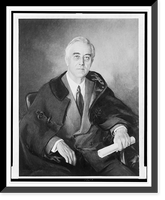 Historic Framed Print, [Franklin D. Roosevelt, half-length portrait, seated, facing front],  17-7/8" x 21-7/8"