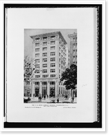 The F.H. Smith Company Building, Washington, D.C. Now under construction, Historic Print