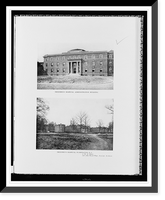 Historic Framed Print, Freedmen's Hospital administration building ; Freedmen's Hospital, Washington, D.C.,  17-7/8" x 21-7/8"