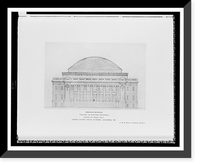 Proposed building, Navigation and Seamanship Departments, lecture and assembly hall, United States Naval Academy, Annapolis, Md, Vintage Print