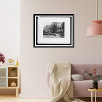 Historic Framed Print, Residence for Miss A. M. Lawrence, Kalorama Road, Washington, D.C.,  17-7/8" x 21-7/8"