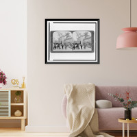 Shows" from all round the world on "the warpath", Jamestown Exposition, Va.", Vintage Wall Art