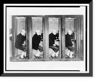 Vintage Landscape - New York City - Four Coast Guard seamen