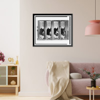 Vintage Landscape - New York City - Four Coast Guard seamen