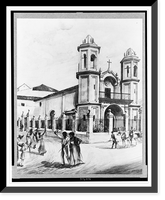 Historic Framed Print, [Iglesia del Cristo, Habana, Cuba],  17-7/8" x 21-7/8"