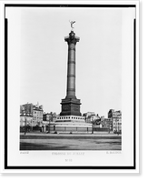 Historic Framed Print, Paris. Colonne de Juillet.E. Baldus.,  17-7/8" x 21-7/8"