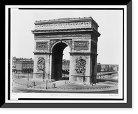 Historic Framed Print, Paris. Arc de Triomphe.E. Baldus.,  17-7/8" x 21-7/8"