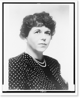 Historic Framed Print, [Dawn Powell, head-and-shoulders portrait, facing right],  17-7/8" x 21-7/8"