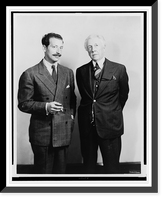 Historic Framed Print, [Frank Lloyd Wright and Roy S. Thurman].Harris & Ewing.,  17-7/8" x 21-7/8"