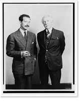 Historic Framed Print, [Frank Lloyd Wright and Roy S. Thurman].Harris & Ewing.,  17-7/8" x 21-7/8"