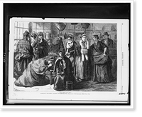 Historic Framed Print, Woman's crusade against intemperance.drawn by C.S. Reinhart.,  17-7/8" x 21-7/8"