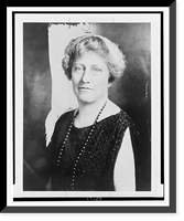 Historic Framed Print, [Laura Puffer Morgan, head-and-shoulders portrait, facing slightly left],  17-7/8" x 21-7/8"