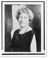 Historic Framed Print, [Laura Puffer Morgan, head-and-shoulders portrait, facing slightly left],  17-7/8" x 21-7/8"