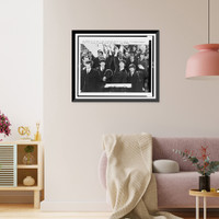Kennedy Airport: The Beatles wave to the thousands of screaming teenagers after their arrival, Antique Poster