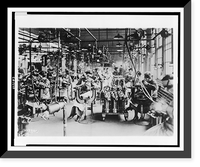 Historic Framed Print, [Women working in Welding Department, Lincoln Motor Co., Detroit, Mich.],  17-7/8" x 21-7/8"