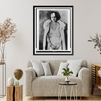 Historic Framed Print, Dot King, mystery murder victim,  17-7/8" x 21-7/8"