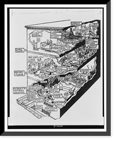 Historic Framed Print, Scene of Elwell murder mystery,  17-7/8" x 21-7/8"