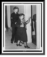 Two Gun" Bessie enters Dies Committee hearing", Historic Print