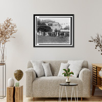 Historic Framed Print, Minister Griscom's garden party,  17-7/8" x 21-7/8"