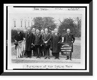Survivers (sic) of the Indian Wars call the White House, Historic Reproduction