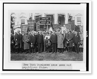 Historic Framed Print, [President and Mrs. Coolidge with members of Republican Businessmen's Association of New York],  17-7/8" x 21-7/8"