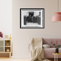 Historic Framed Print, Miss Vada Watson, the Kansas wheat girl,  17-7/8" x 21-7/8"