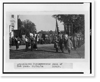 Historic Framed Print, [President and Mrs. Coolidge with members of the Republican Businessmen's Association of New York],  17-7/8" x 21-7/8"