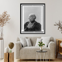 Susan B. Anthony, head-and-shoulders portrait, facing left.Mrs. L. Condon, Atlanta, Ga, Historic Reproduction