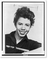 Lorraine Hansberry, head-and-shoulders portrait, facing front, Antique Print