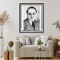 Historic Framed Print, [Theodore N. Kaufman, head-and-shoulders portrait, facing front],  17-7/8" x 21-7/8"