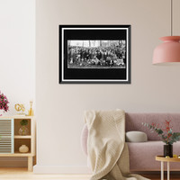 Historic Framed Print, Pilgrimage of the 23rd Annual Conference of the N.A.A.C.P. to Harpers Ferry, W.Va., May 22, 1932,  17-7/8" x 21-7/8"