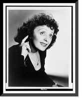Edith Piaf, half-length portrait, facing right, right hand raised.photo by Alexander Bender, Antique Print