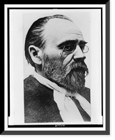 Historic Framed Print, [Emile Zola, head-and-shoulders portrait, facing right],  17-7/8" x 21-7/8"