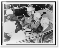 Historic Framed Print, President Truman arrives in San Francisco,  17-7/8" x 21-7/8"