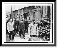 Emperor tours bomb-wrecked plant.Acme photo by Tom Shafer, Acme correspondent, Historic Print
